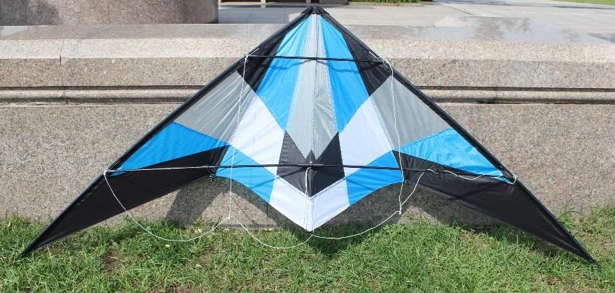 1.8 m Dual Line Stunt Kite 4 Colours! Kites Best Toy Store Blue 