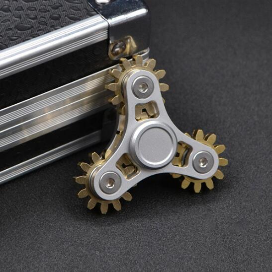 3 Gears Metal Fidget Spinner Activity Toys Best Toy Store 3 Gears Silver & Gold