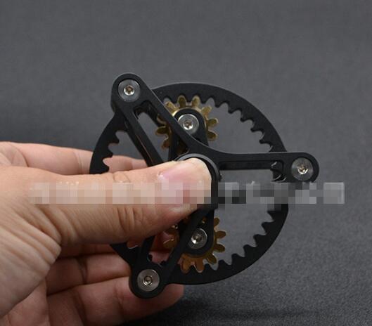 5 Gears Metal Fidget Spinner Activity Toys Best Toy Store 5 Gears Black & Gold