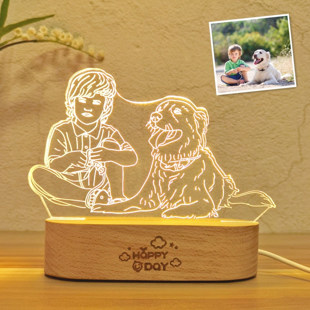 Customised 3D Photo Lamp Night Lights & Ambient Lighting Best Toy Store
