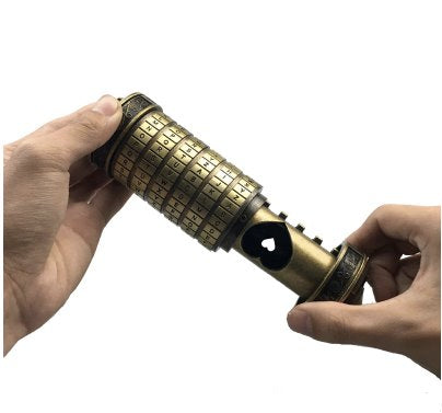 Da Vinci Code Cylinder Lock Mechanical Puzzles Best Toy Store