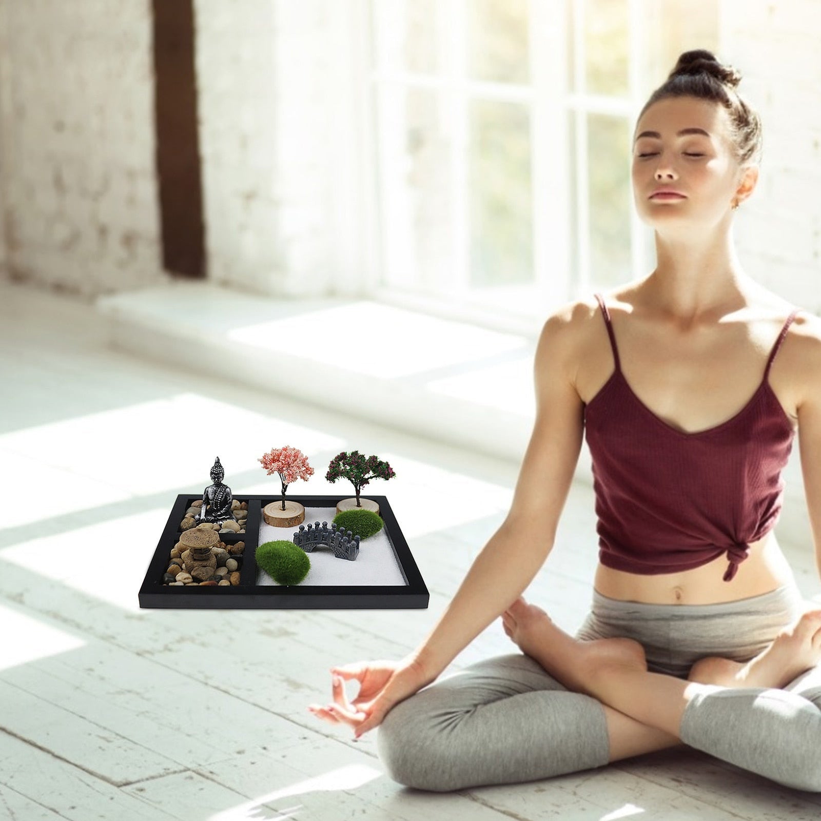 Deluxe Zen Garden Desktop Kit Activity Toys Best Toy Store