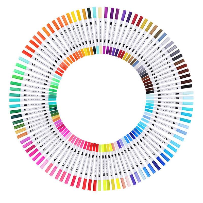 Dual Tip Non-Toxic Marker Pens Markers & Highlighters Best Toy Store