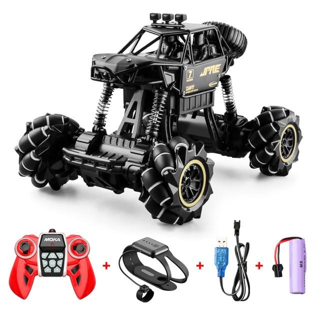 Hand Gesture Remote Control 4WD Off Road Climbing Car Remote Control Cars & Lorries Best Toy Store Black + Gesture Remote + Remote + Battery