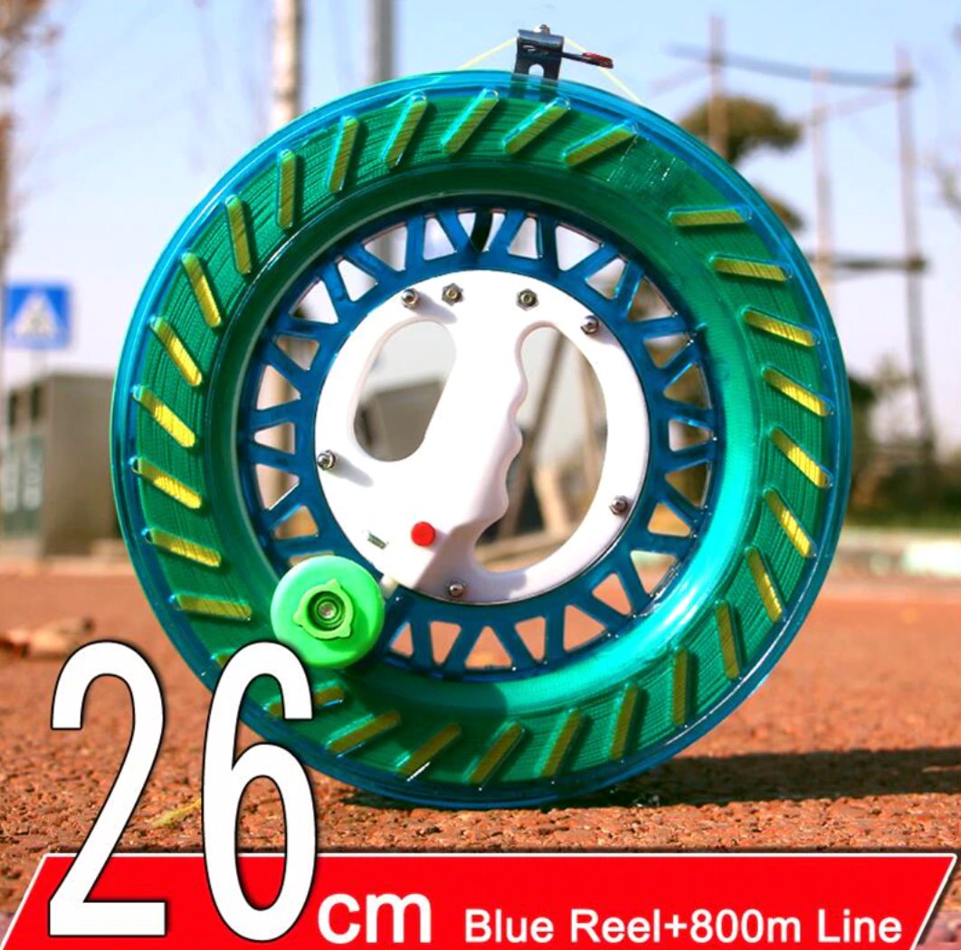 Kite Hand Reel & Line Kites & Accessories Best Toy Store 26cm Blue 800m Line 