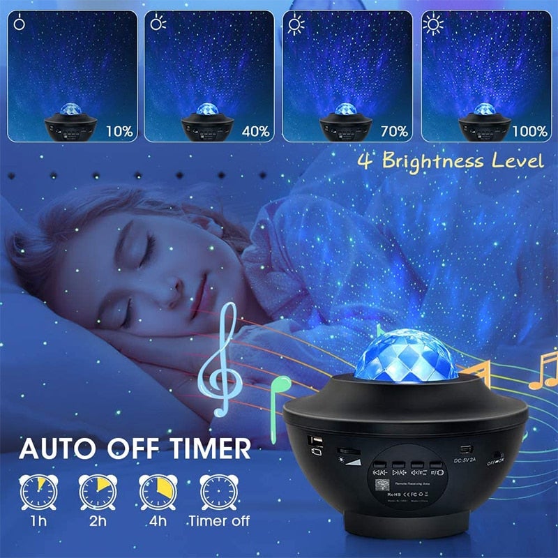 LED Starry Sky Galaxy Projector Night Lights & Ambient Lighting Best Toy Store
