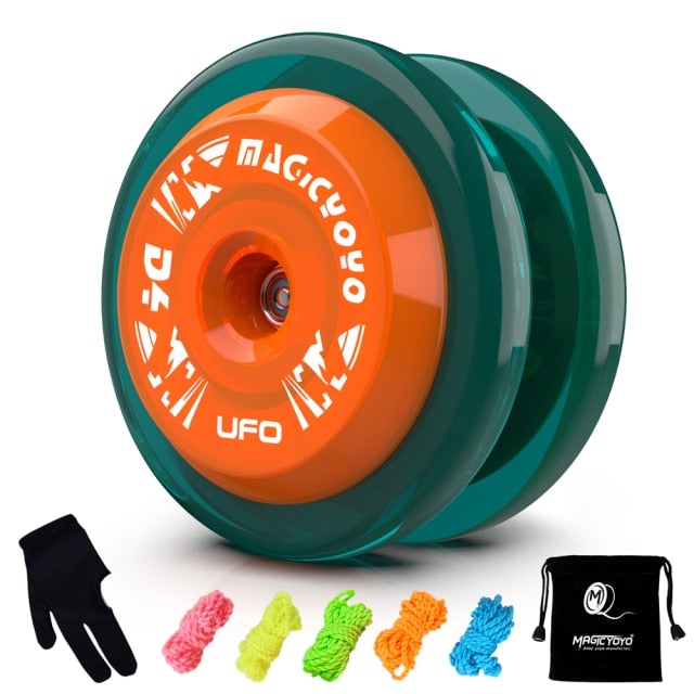 MAGICYOYO D4 UFO Responsive Yoyo Yoyos Best Toy Store Green Orange