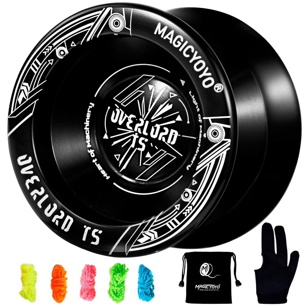 MAGICYOYO T5 OVERLORD Unresponsive Aluminium Alloy YoYo Yoyos Best Toy Store Black