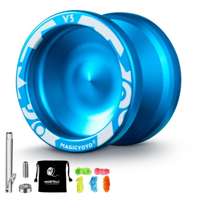MAGICYOYO V3 Professional Metal Responsive YoYo Yoyos Best Toy Store Blue