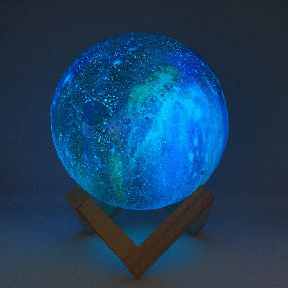 Moon Light Lamp & Stand 16 Colours Night Lights & Ambient Lighting Best Toy Store 8cm
