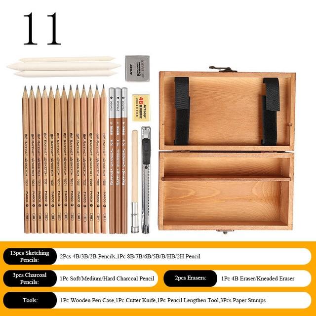 Professional Sketch Pencil Set Art Pencils Best Toy Store 11