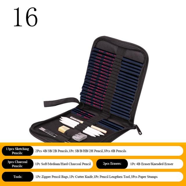Professional Sketch Pencil Set Art Pencils Best Toy Store 16