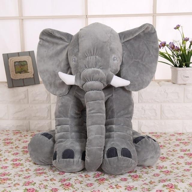 Stuffed Plush Soft Elephant Pillow Stuffed Animals Best Toy Store Grey 40cm