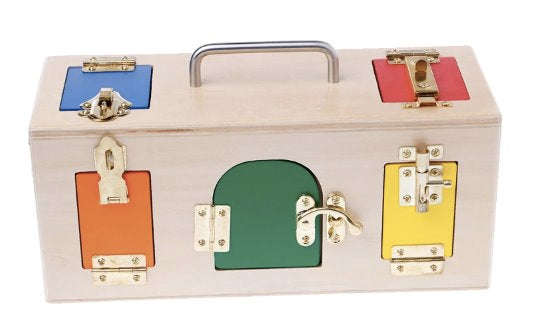 Ultimate 9 Latch and Lock Wooden Box Toy Tools Best Toy Store