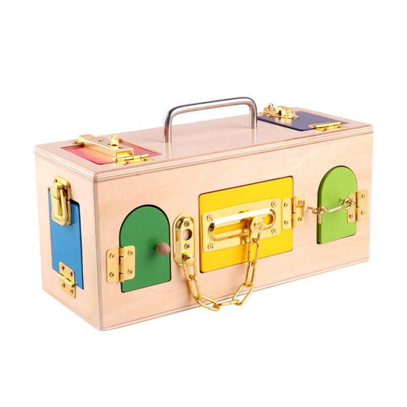 Ultimate 9 Latch and Lock Wooden Box Toy Tools Best Toy Store