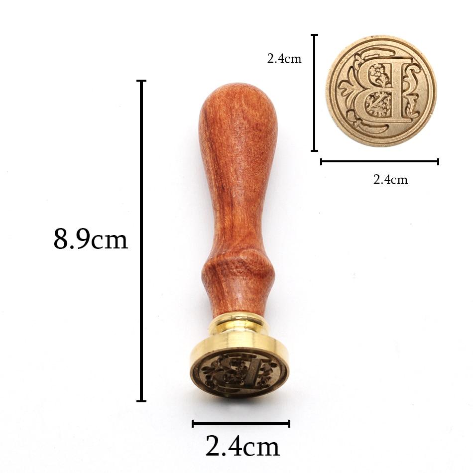 Vintage Wax Seal Alphabet Stamp Stamp Blocks Best Toy Store