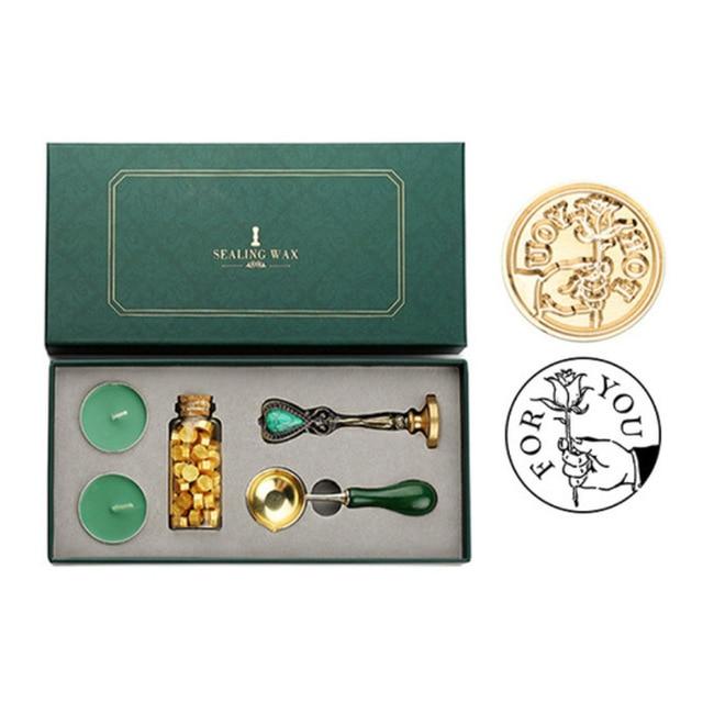 Vintage Wax Seal Stamp Kit Stamp Blocks Best Toy Store For You