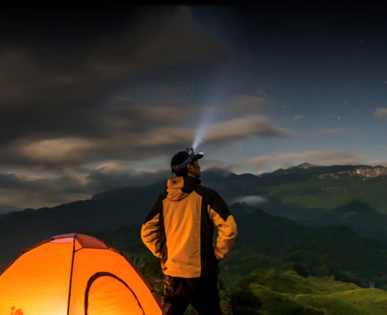 Waterproof Rechargeable Dual LED Head Torch Torches & Headlamps Best Toy Store