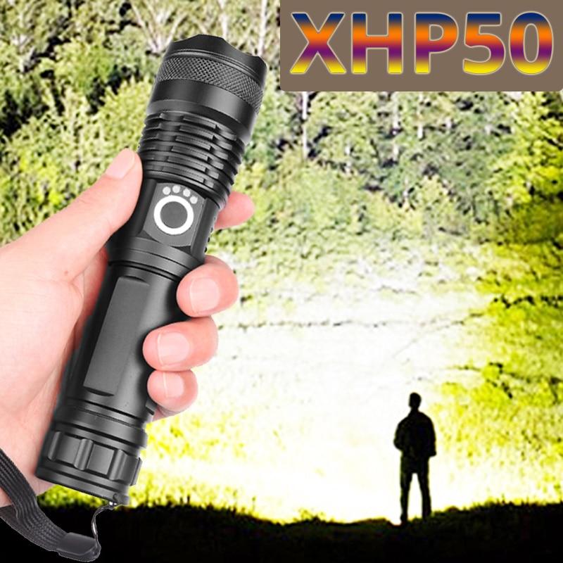 Waterproof Rechargeable LED Torch 500m Torches & Headlamps Best Toy Store