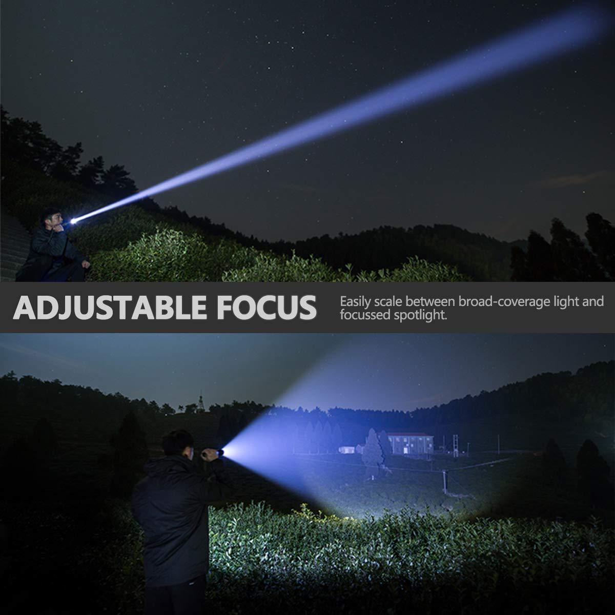Waterproof Rechargeable LED Torch 500m Torches & Headlamps Best Toy Store