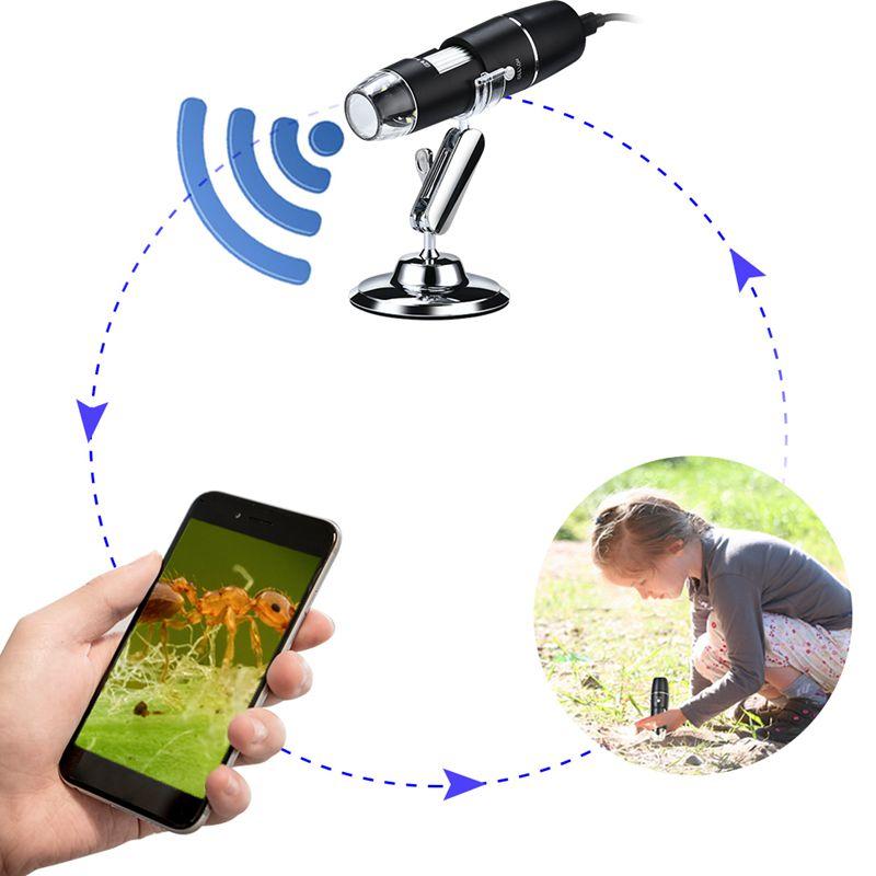 WiFi HD Digital Microscope Camera For Smartphone Microscope Cameras Best Toy Store
