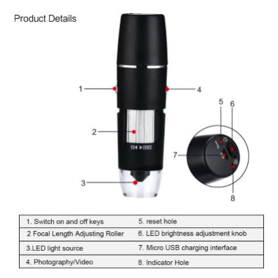 WiFi HD Digital Microscope Camera For Smartphone Microscope Cameras Best Toy Store