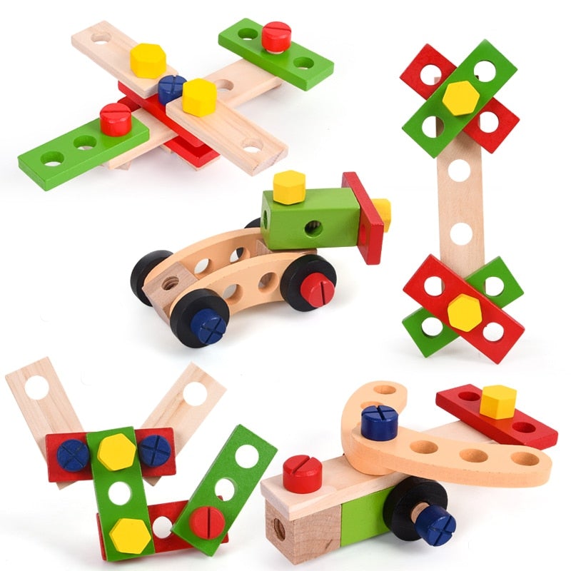 Wooden Tool Box Set Tool Toys Best Toy Store
