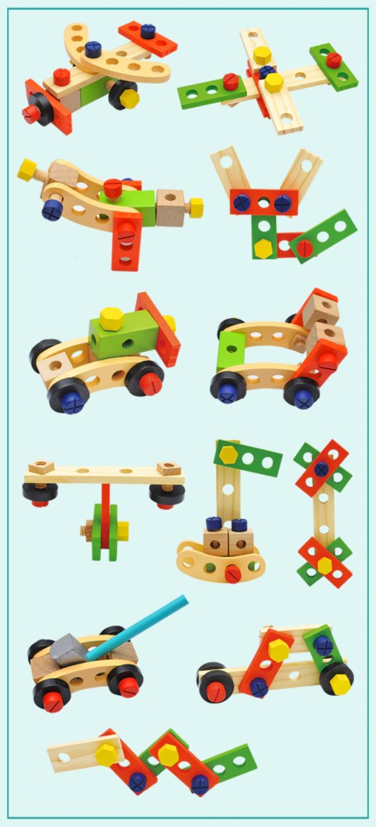 Wooden Tool Box Set Tool Toys Best Toy Store