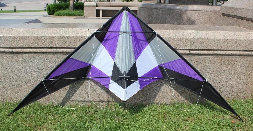 1.8 m Dual Line Stunt Kite 4 Colours! Kites Best Toy Store Purple 