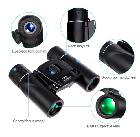 8x21 Compact Folding Binoculars Binoculars Best Toy Store 