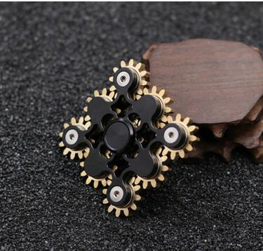 9 Gears Metal Fidget Spinner Activity Toys Best Toy Store 9 Gears Black &amp; Gold 