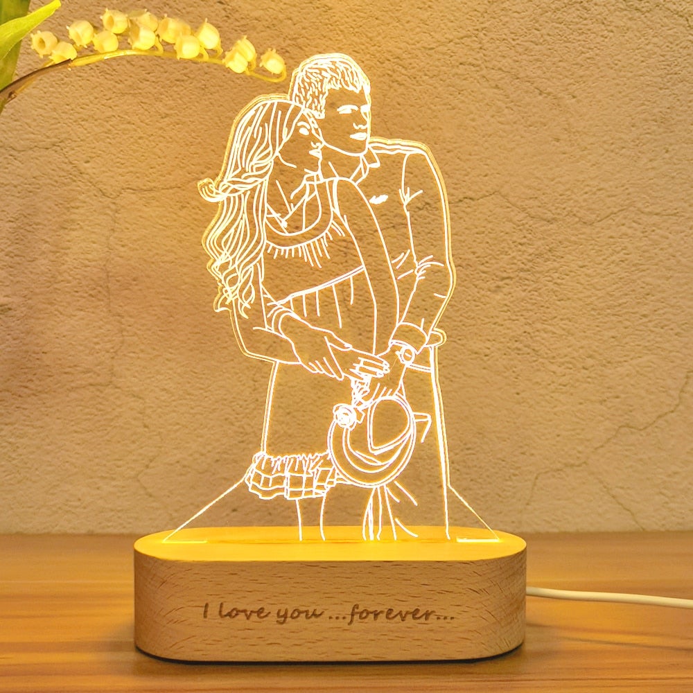 Customised 3D Photo Lamp Night Lights & Ambient Lighting Best Toy Store 