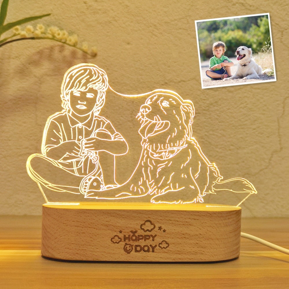 Customised 3D Photo Lamp Night Lights & Ambient Lighting Best Toy Store 