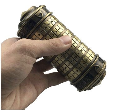 Da Vinci Code Cylinder Lock Mechanical Puzzles Best Toy Store 