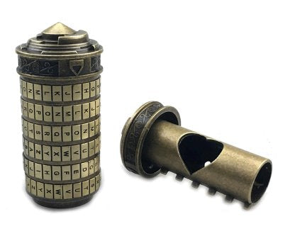 Da Vinci Code Cylinder Lock Mechanical Puzzles Best Toy Store 