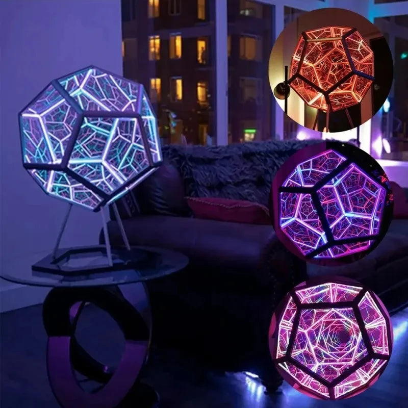 Dodecahedron Acrylic Art Light Night Lights & Ambient Lighting Best Toy Store! 