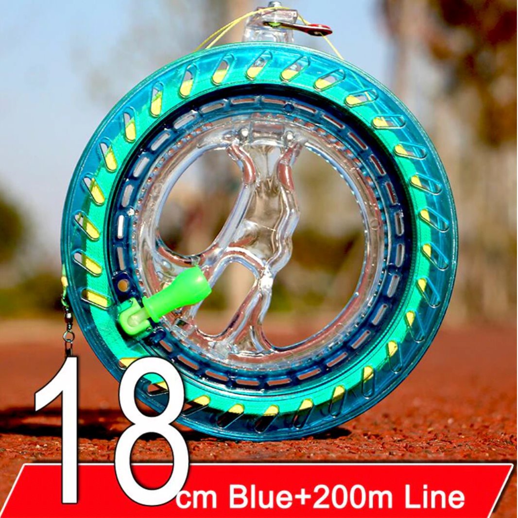 Kite Hand Reel & Line Kites & Accessories Best Toy Store 18cm Blue 200m Line 