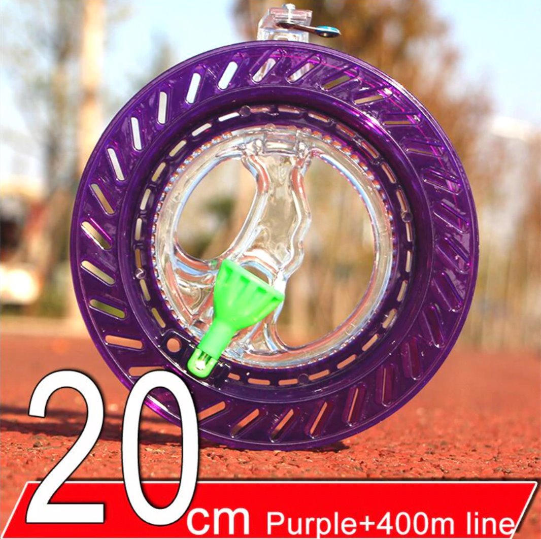 Kite Hand Reel &amp; Line Kites &amp; Accessories Best Toy Store 20cm Purple 400m Line 