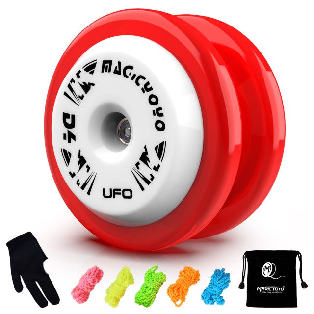 MAGICYOYO D4 UFO Responsive Yoyo Yoyos Best Toy Store Red White 