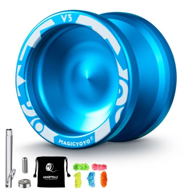 MAGICYOYO V3 Professional Metal Responsive YoYo Yoyos Best Toy Store Blue 