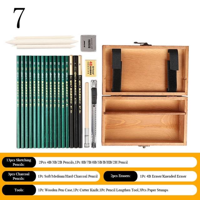 Professional Sketch Pencil Set Art Pencils Best Toy Store 7 