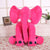 Stuffed Plush Soft Elephant Pillow Stuffed Animals Best Toy Store Pink 40cm 