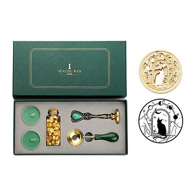 Vintage Wax Seal Stamp Kit Stamp Blocks Best Toy Store 