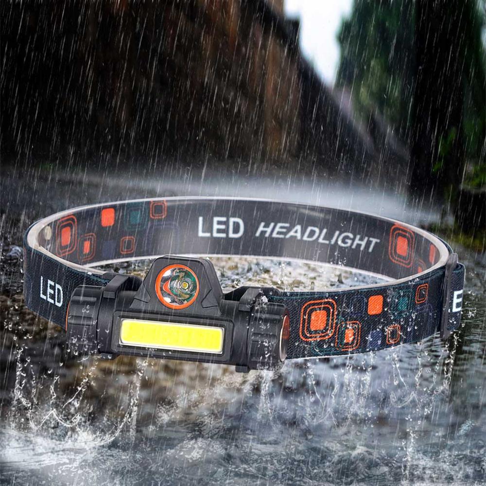 Waterproof Rechargeable Dual LED Head Torch Torches &amp; Headlamps Best Toy Store 