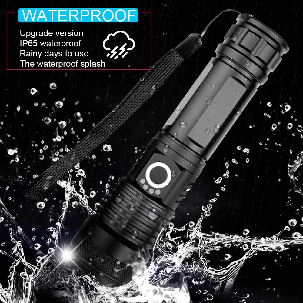 Waterproof Rechargeable LED Torch 500m Torches &amp; Headlamps Best Toy Store 